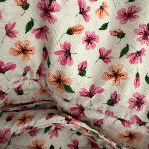 [Y8]ANGELA MCKAY X H&M Red FLORAL PARKA - Picture 5 of 8